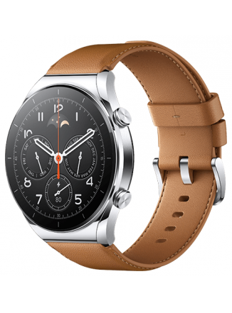 Умные часы Xiaomi Watch S1 fluoroplast strap Wi-Fi NFC Global, серебристый