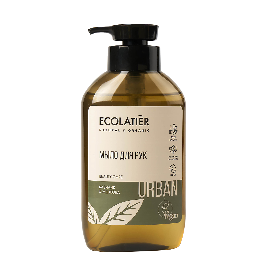 Ecolatier Urban Жидкое мыло для рук базилик & жожоба 400 мл 1 шт