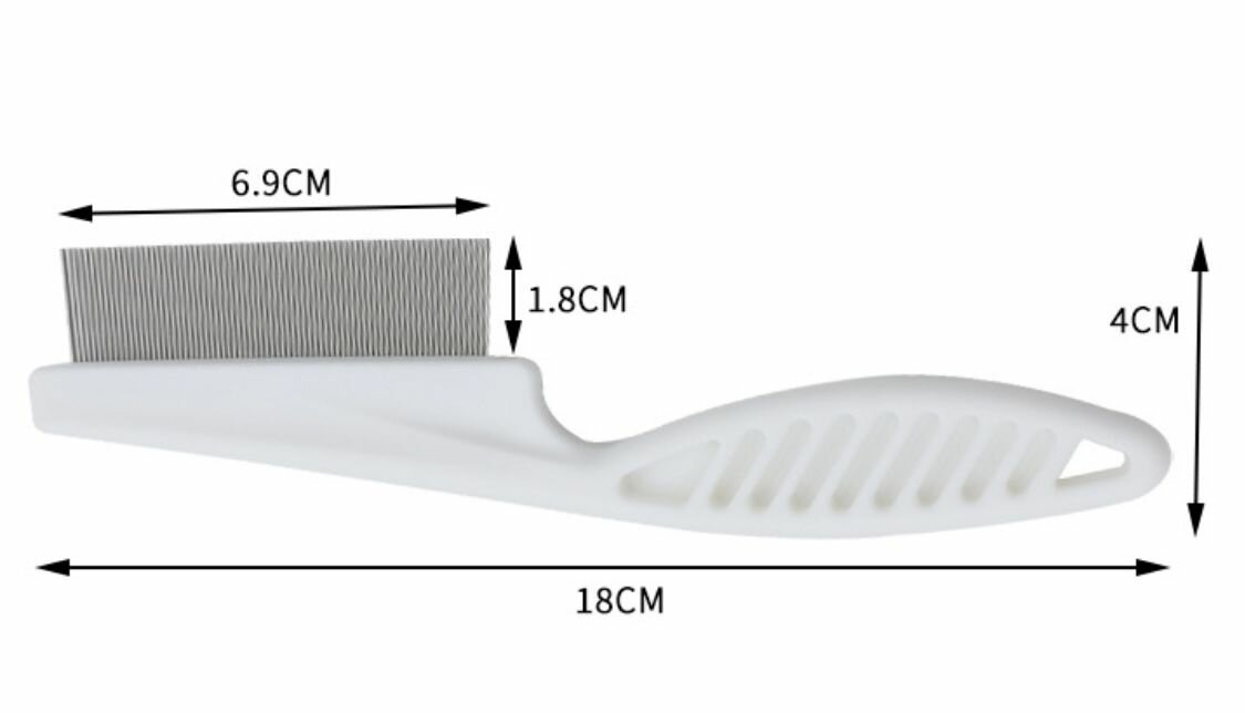 Расческа гребень для вычесывания шерсти кошек и собак 18 см - фотография № 4