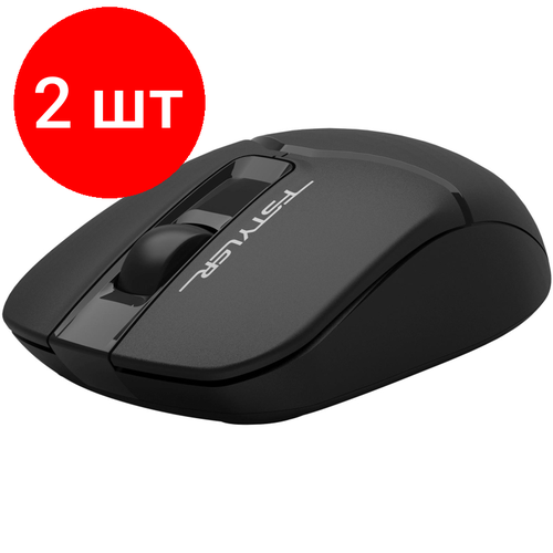 Комплект 2 штук Мышь компьютерная A4Tech Fstyler FB12S черный 1200dpi WLS BTRadio2but 547600₽