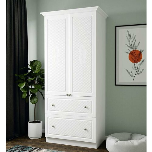 Буфет 2-х створчатый 900 Версаль Белое дерево 21062₽