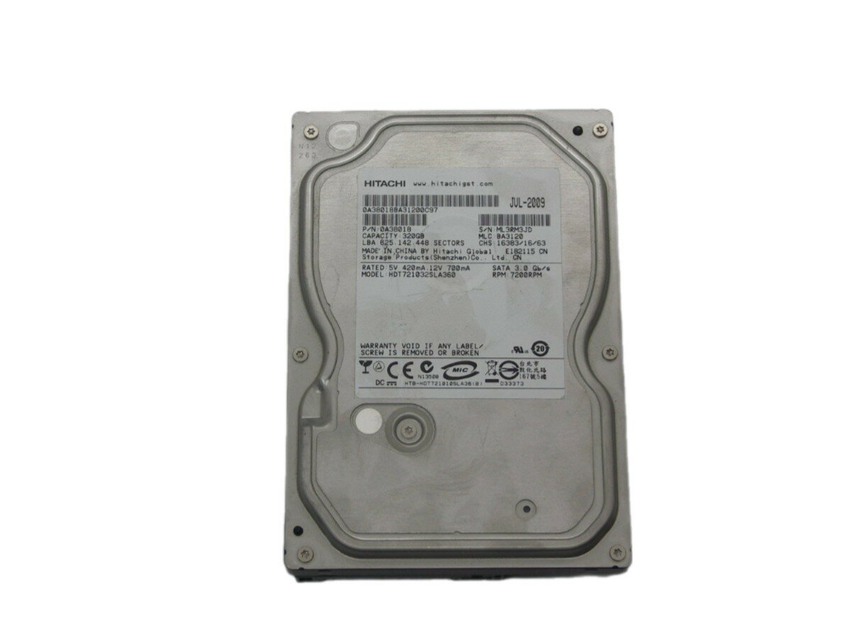Жесткий диск Hitachi 320 Gb 7200 rpm SATA HDT721032SLA360