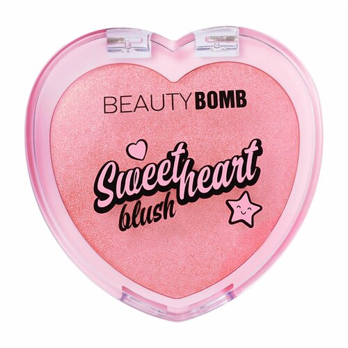 BEAUTY BOMB Румяна для лица Sweetheart, 3,5 г, 01 Светло-розовый