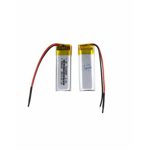 Аккумулятор универсальная 721855p 3,7v Li-Pol 500 mAh (7.2*18*55 mm)