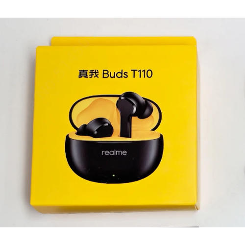 Беспроводные наушники TWS Realme Buds T110 BT5.4/7ч черные