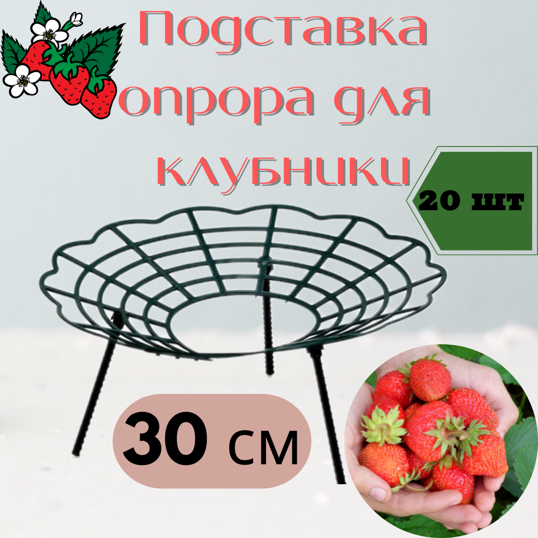 фото Подставка под клубнику/Опора для клубники 30см, 10 шт