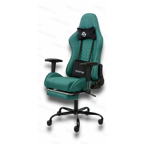 Игровое Компьютерное Кресло, с Антивандальной обивкой, с подставкой для ног