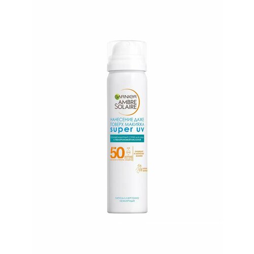 Солнцезащитный спрей Garnier для лица SPF 50 75 мл 2075₽