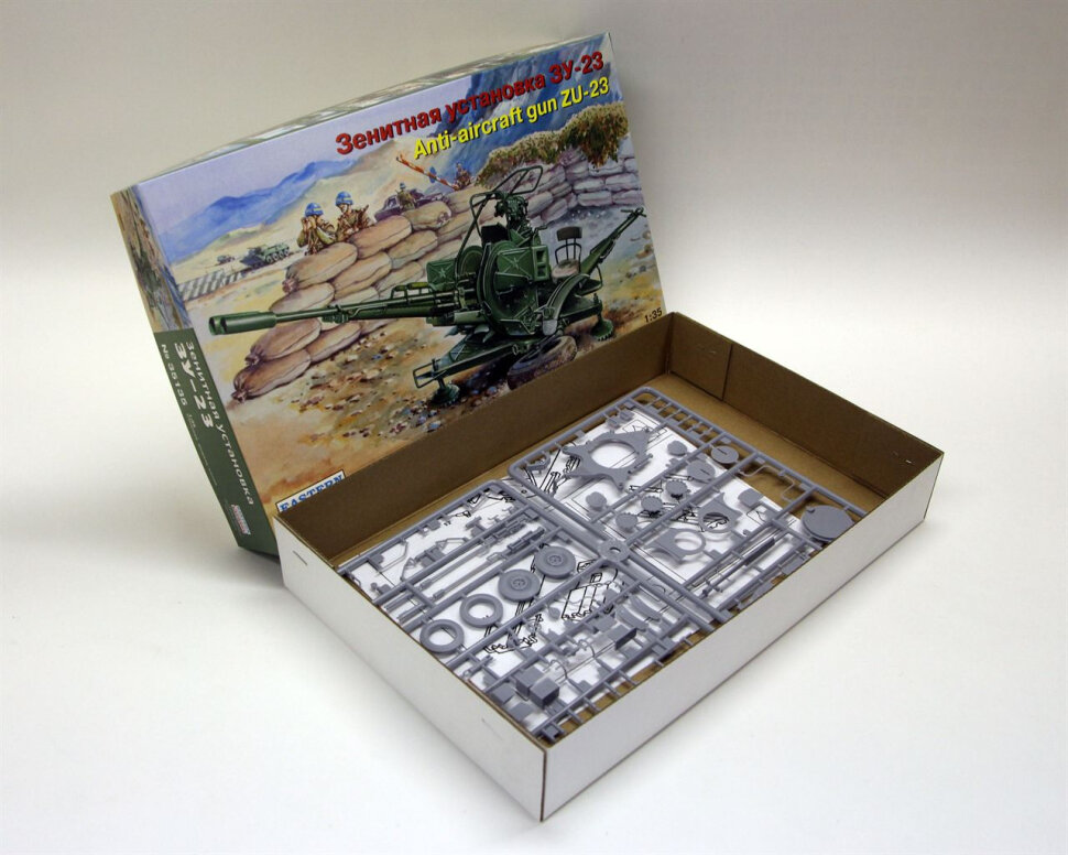 Сборная модель ЗУ-23 (1/35) EE35135 — фото 1