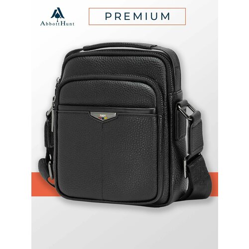 Сумка кросс-боди , фактура гладкая, черный