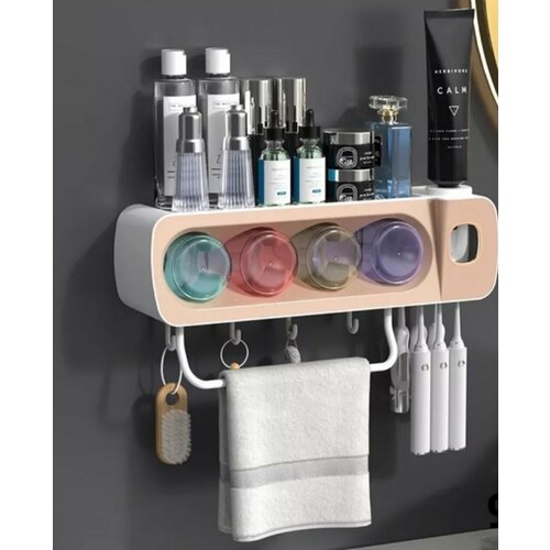 Держатель для зубных щеток, дозатор для зубной пасты, органайзер для аксессуаров