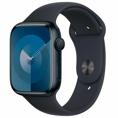 Смарт-часы Apple Watch Series 9 41mm Midnight Aluminum Case with Midnight Sport Band размер ML MR8X3 41999₽