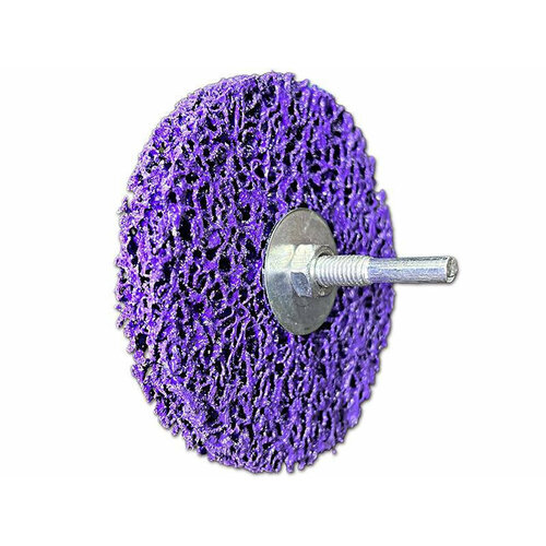 Круг шлифовальный Gtool ф150х15х6 на шпинделе фиолетовый Coral 11985