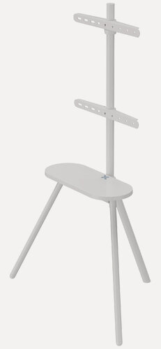 Изображение товара Стойка UniTeki SNM005NW для телевизора мобильная, напольная с полкой, диагональ 37-65 дюймов