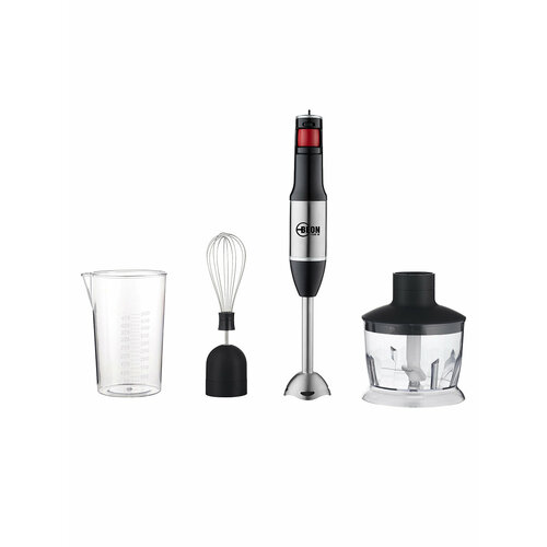 Блендер погружной BEON BN-2020 3в1 1500Вт 2скор измельчит 600мл венчик стакан 500мл 240500₽