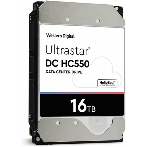 Жесткий диск WD SAS 30 16TB 0F38361 WUH721816AL5204 Ultrastar DC HC550 7200rpm 512Mb 35 48236₽