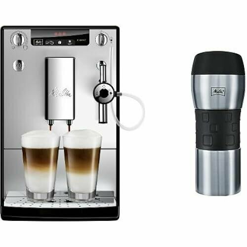 Melitta E 957-103 Полностью автоматическая кофемашина Caffeo Solo Perfect Milk Cappuccinatore Серебро Melitta 206056 Изолированная чашка для питья 9499700₽