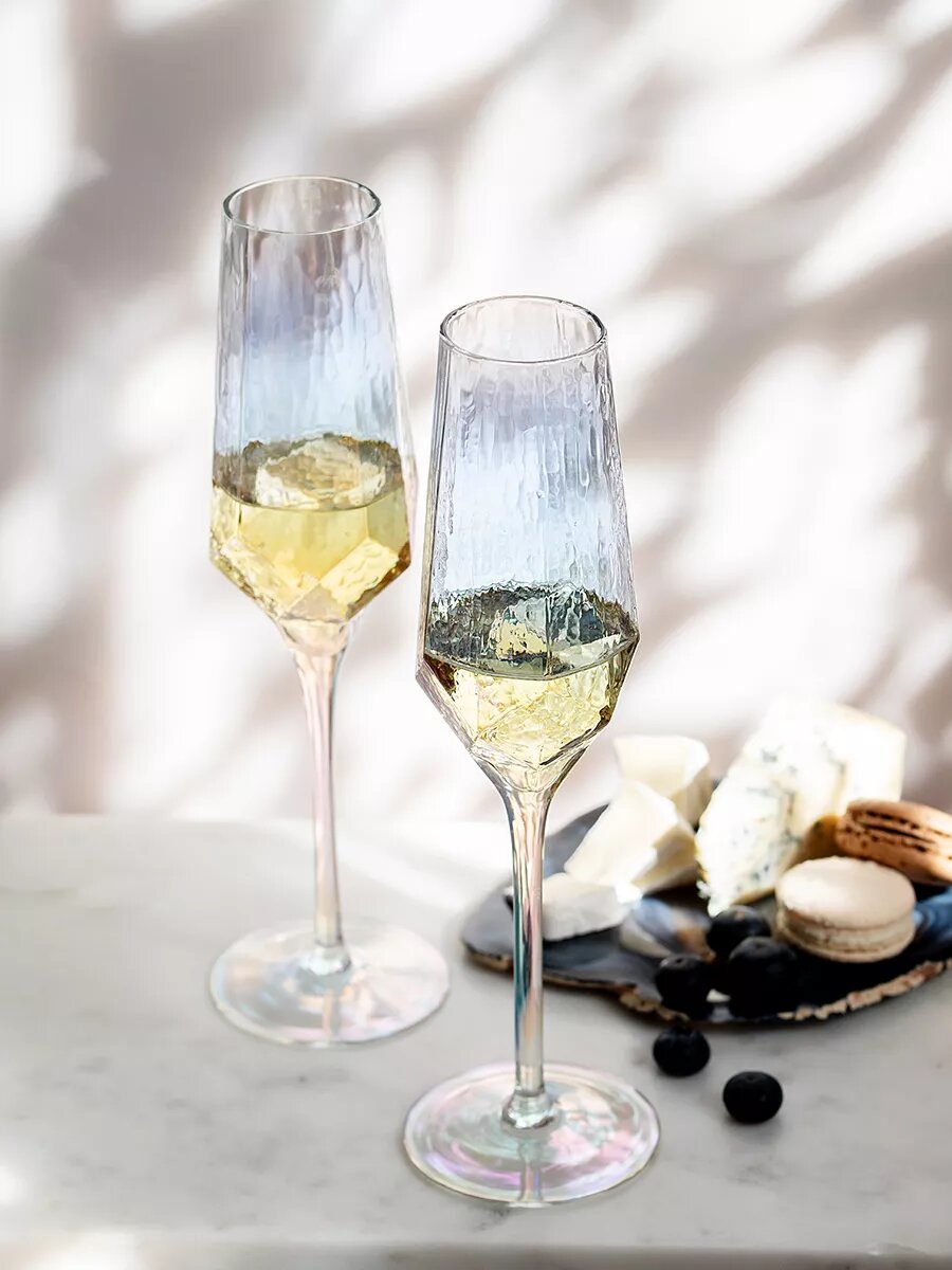Набор бокалы для шампанского свадебные — фото 1