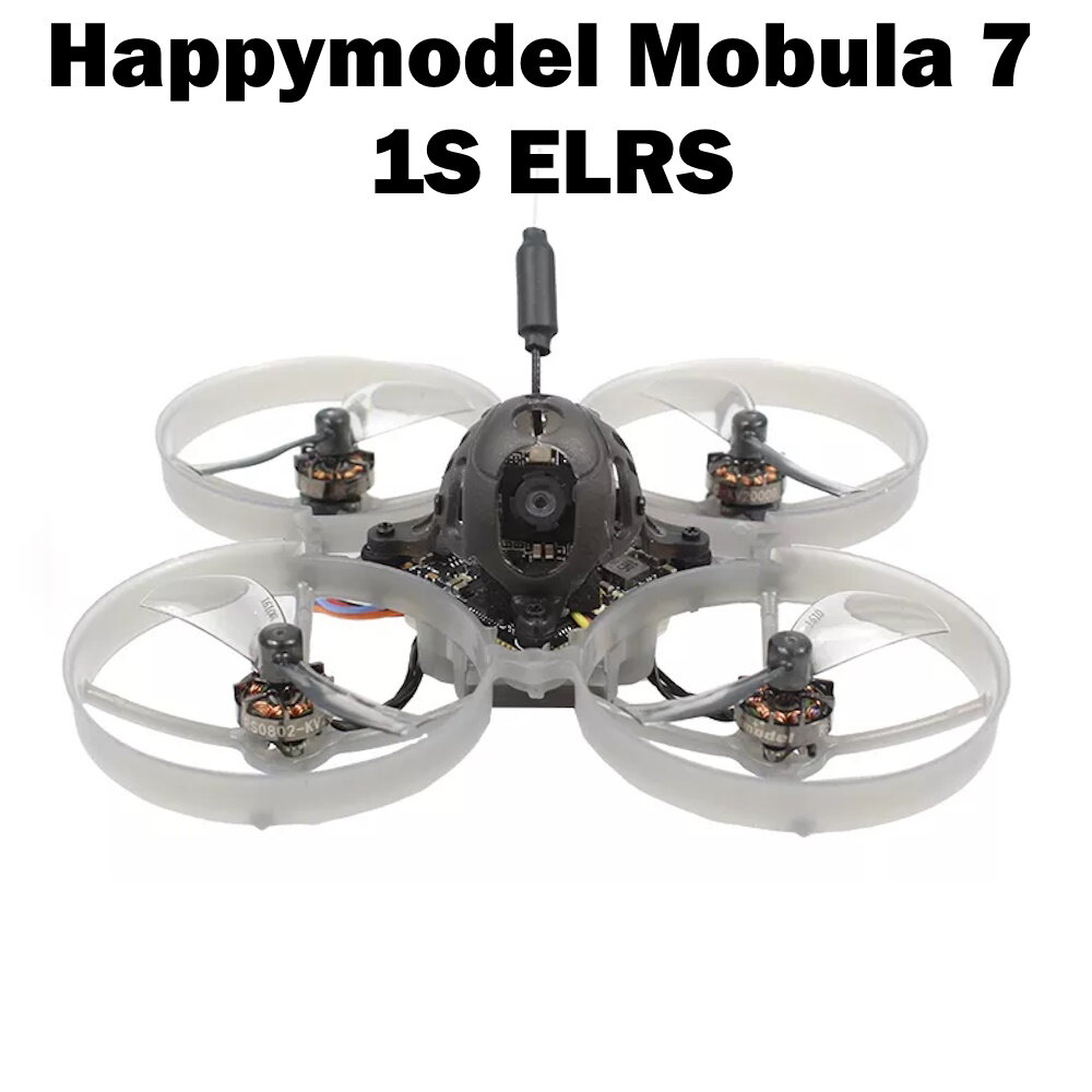 фото Радиоуправляемый квадрокоптер вуп Happymodel Mobula 7 1S 75 мм ELRS whoop