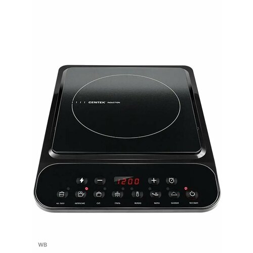 Плитка индукционная Centek CT-1517Черн 2000Вт 7 прогр