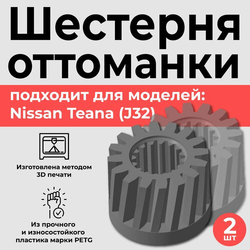 Шестерня оттоманки для Nissan Комплект 2 шт на 1 сиденье 919₽