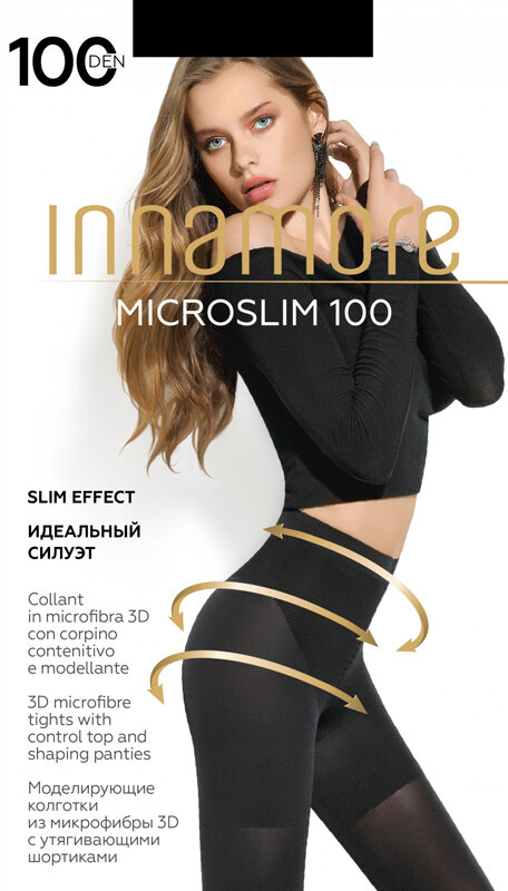 Колготки Innamore Microslim 100, 100 den, nero