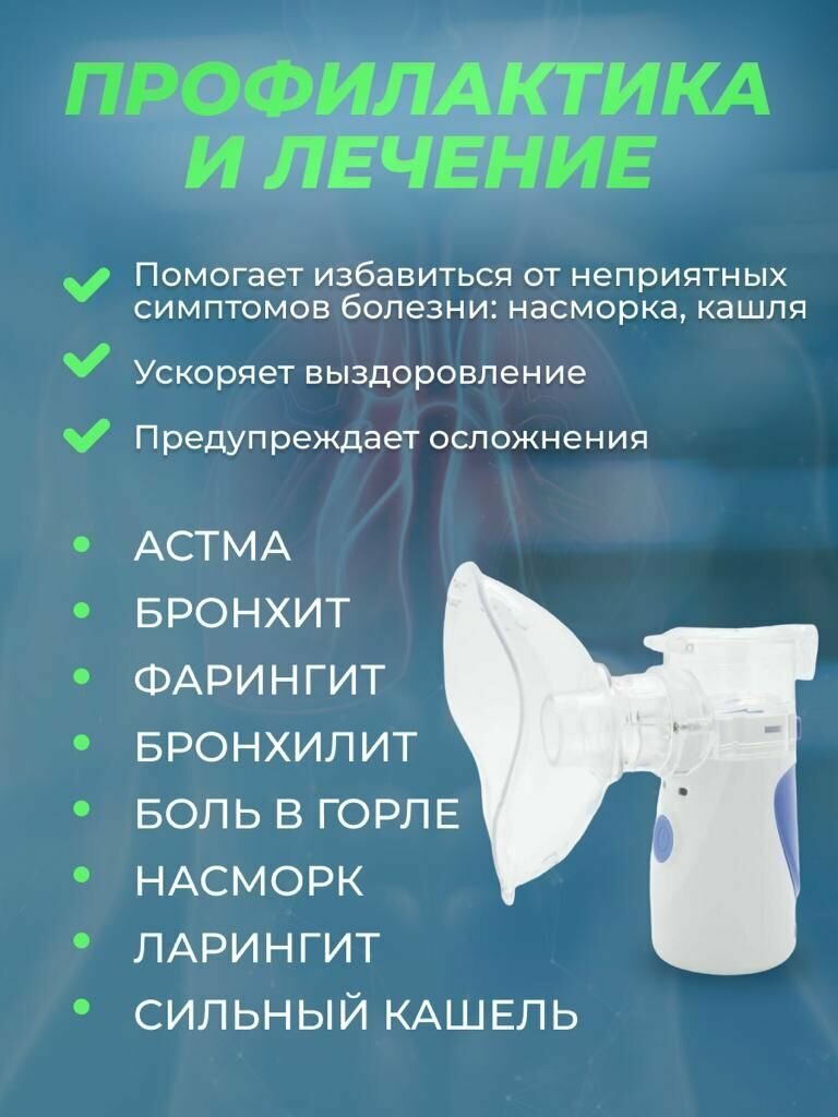 Изображение Небулайзер-ингалятор для детей и взрослых