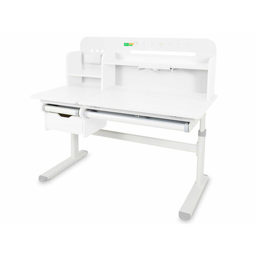 Детский стол ErgoKids Bravo Max Plus (белый - серый)
