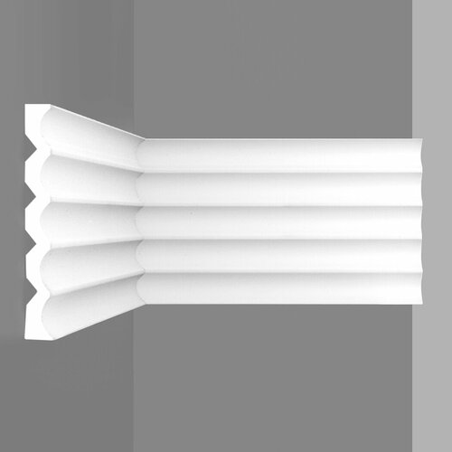 Декоративные стеновые панели из дюрополимера DECOMASTER декомастер для внутренней отделки стен 150х14х2900 мм D303 ДМ белый 1815₽