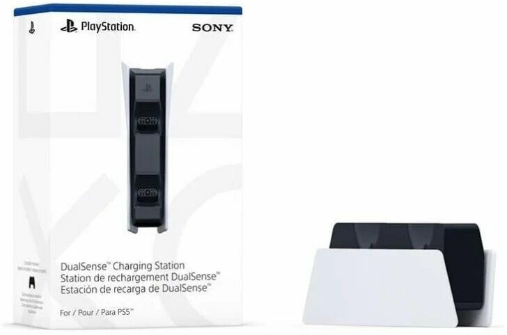 Зарядная станция для двух геймпадов Sony DualSense CFI-ZDS1, для PlayStation 5 — фото 1