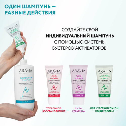 ARAVIA Нейтральный Шампунь-конструктор для всех типов волос Neutral Hair Shampoo 350 мл 463₽