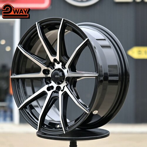 Комплект Литых Дисков R18 Taigiro Spider 8.0J ET30 5*100/114.3 (DX10) Черный С фрезерованными спицами