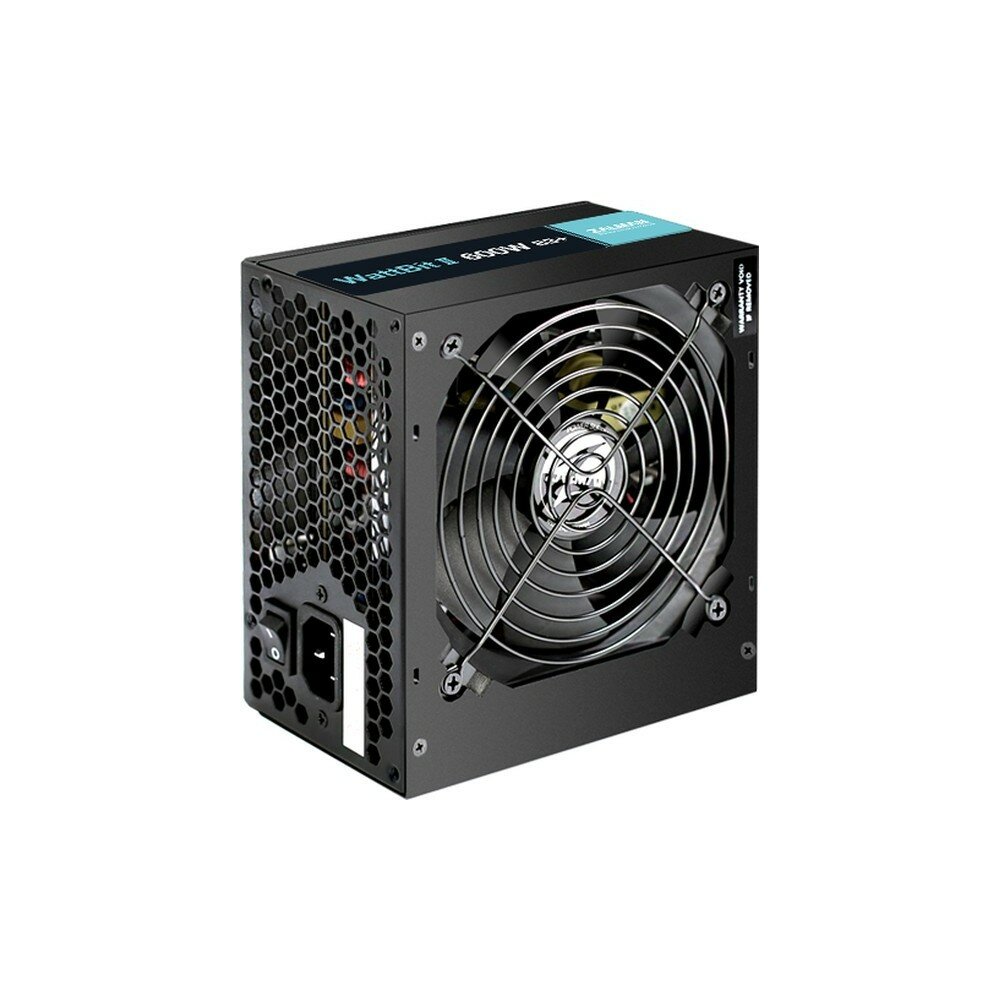 Блок питания 600W Zalman ZM600-XEII Wattbit 83+ (ATX, 20+4 pin, 120mm fan, PCI-E 6+2Px2, 4xSATA) (ZM600-XEII)