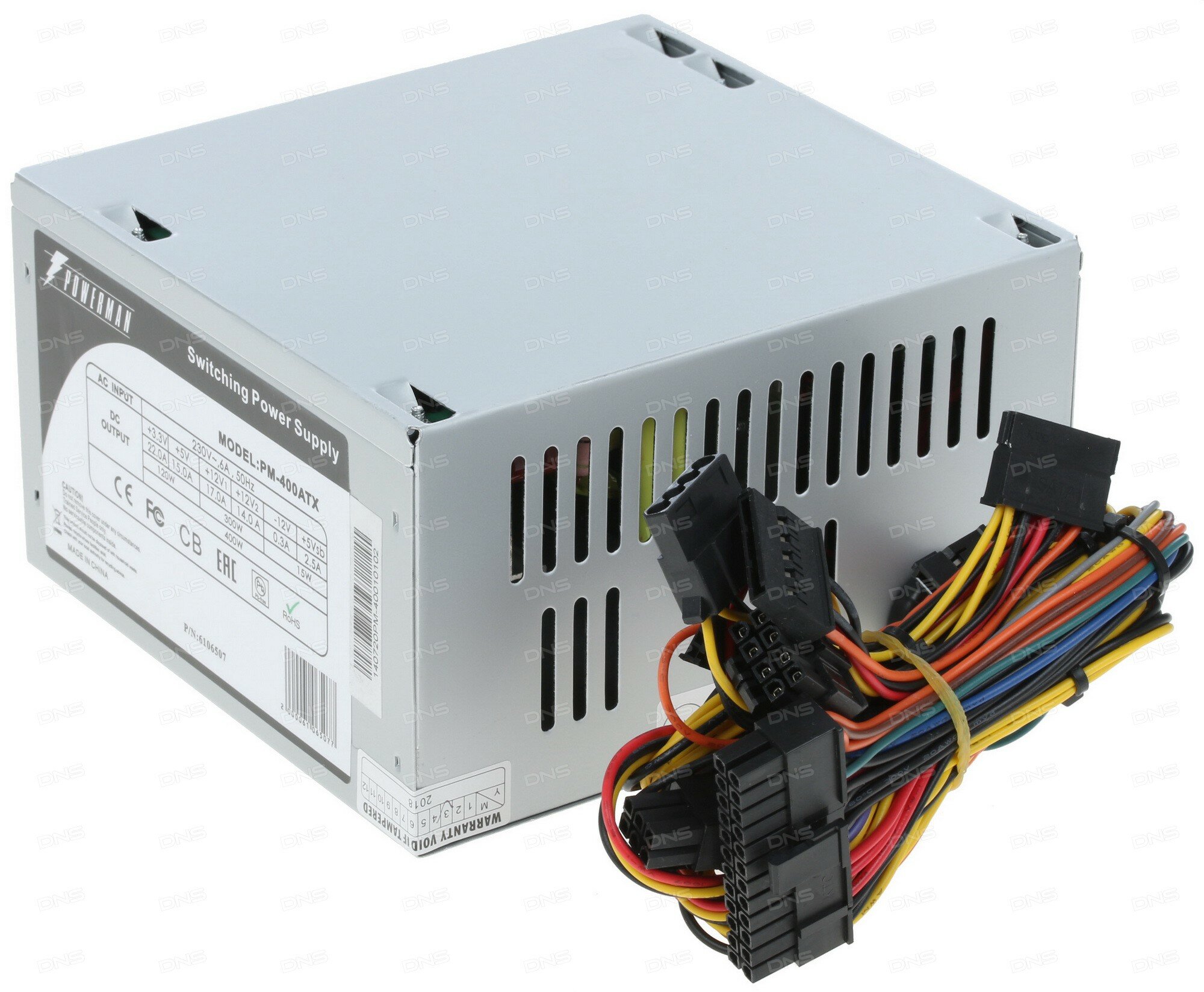 Блок питания ATX 400 Вт Powerman PM-400ATX 6106507 - фото №18