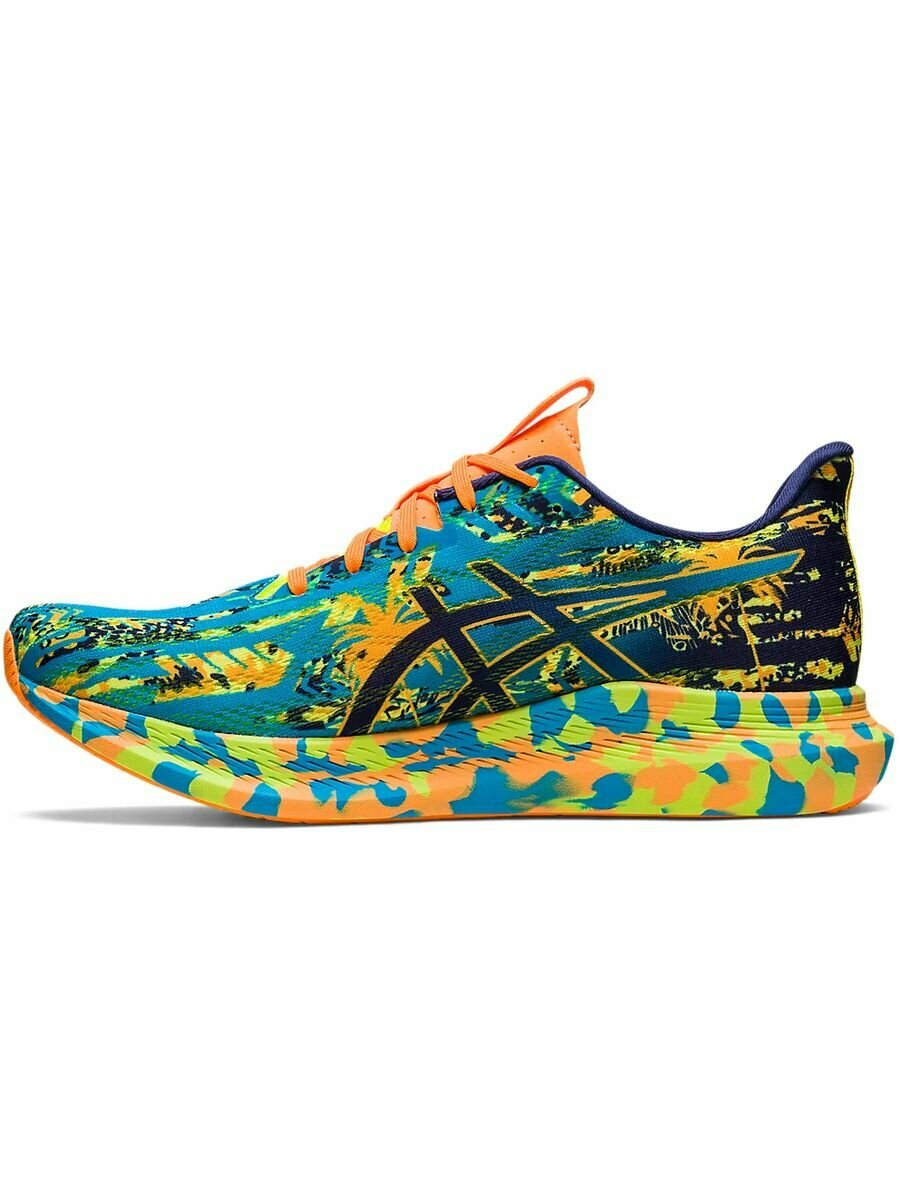 Кроссовки ASICS NOOSA TRI 14, полнота F, размер 10,5 US, оранжевый, синий, бирюзовый — фото 1