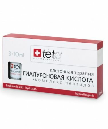 Гиалуроновая кислота с комплексом пептидов TETe Cosmeceutical Hyaluronic Acid and Peptides