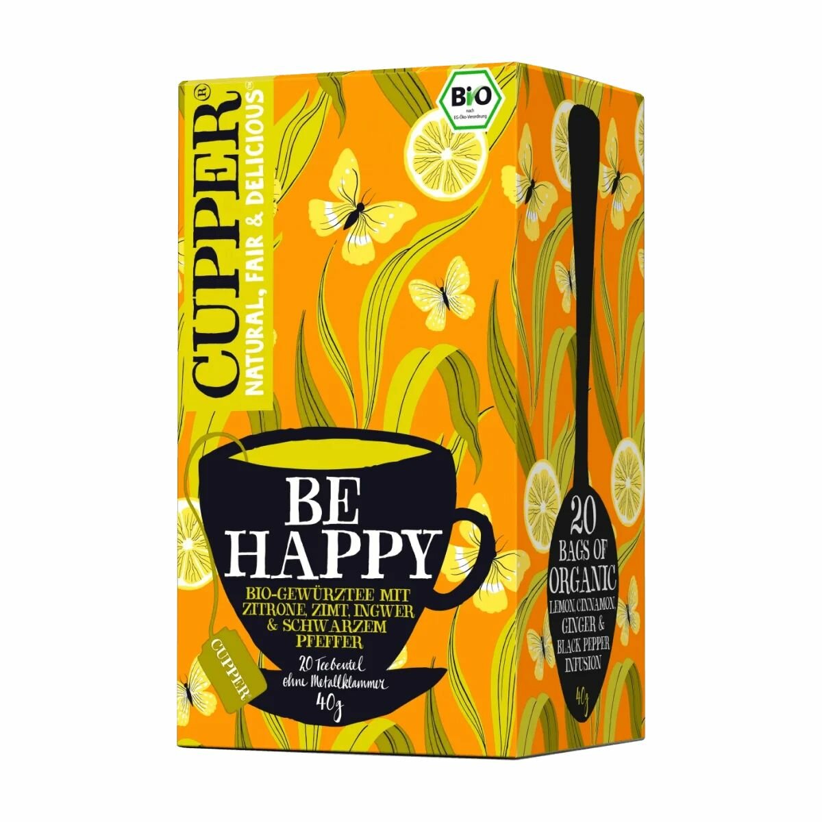 Ручка шариковая Be Happy Black&Gold Виктор - фото №2
