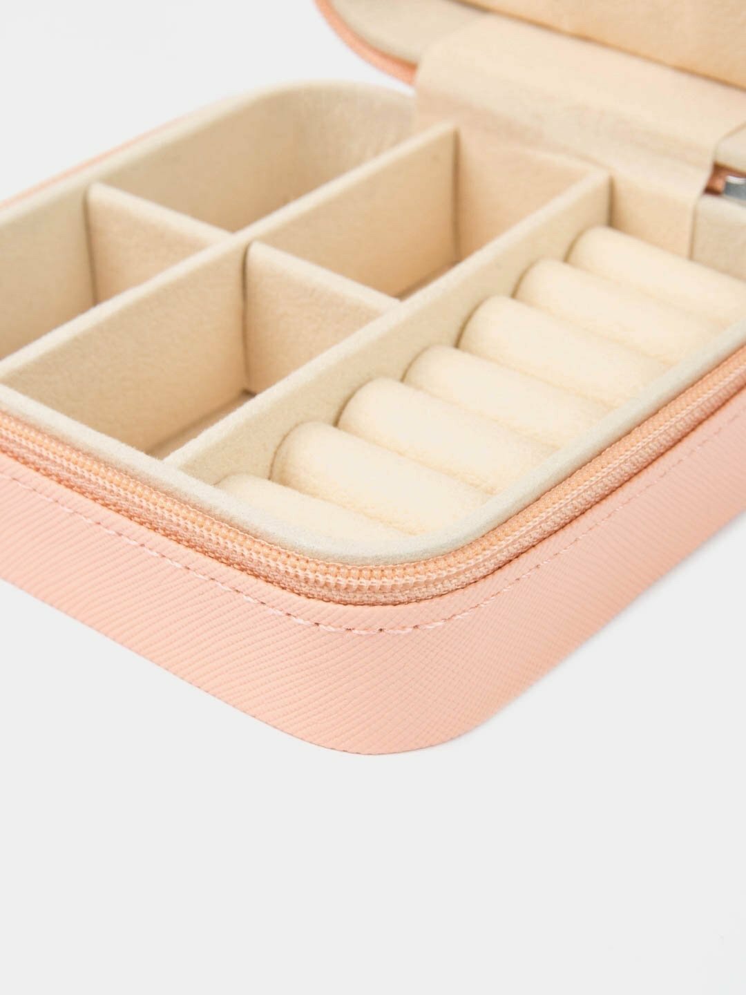 Шкатулка для украшений, Коробочка для хранения колец и серёжек, Дорожная косметическая шкатулка