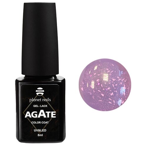 Planet nails гель-лак для ногтей Agate, 8 мл, №955