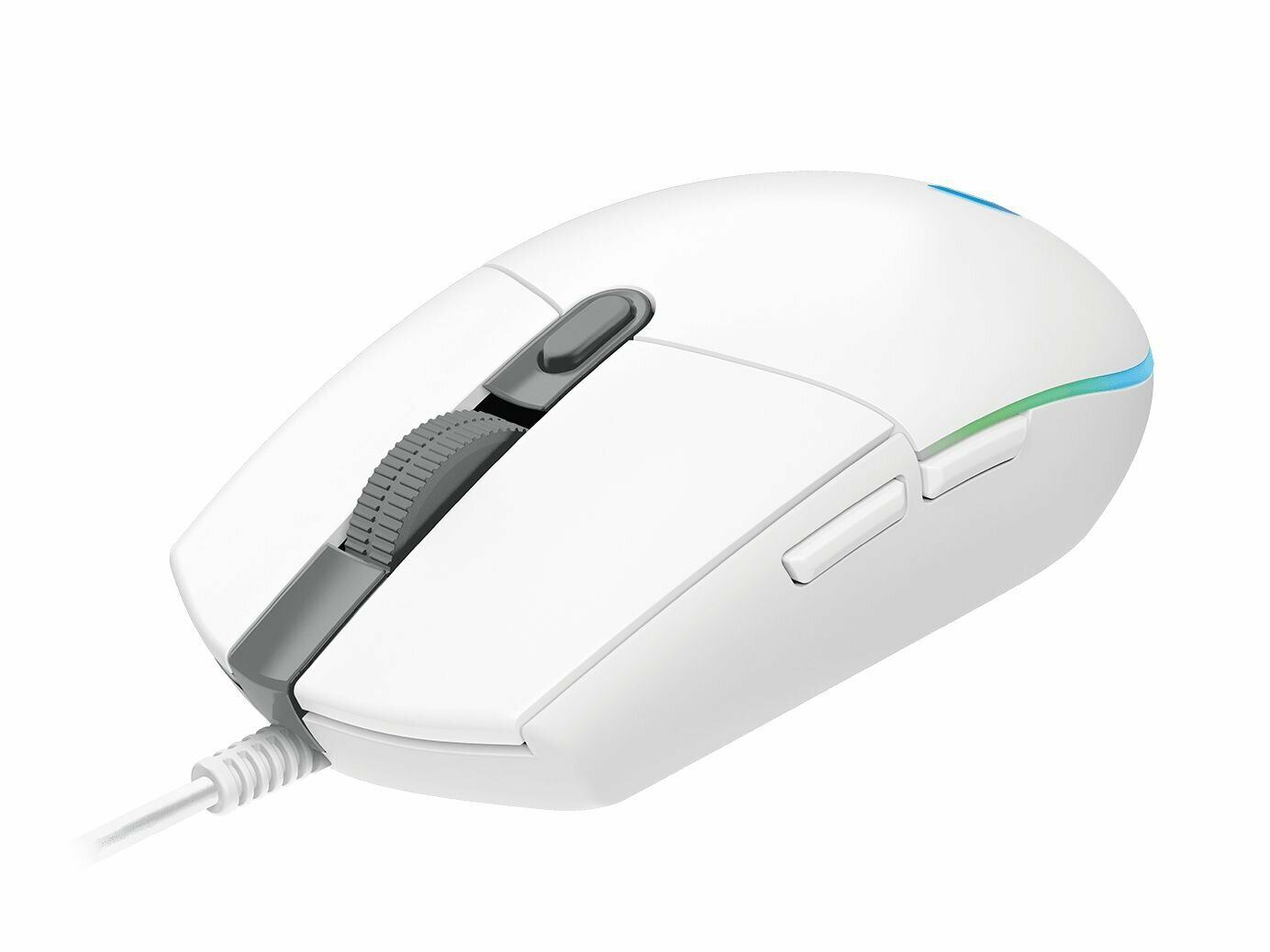 Мышь проводная LOGITECH G102 LightSync White (910-005809)