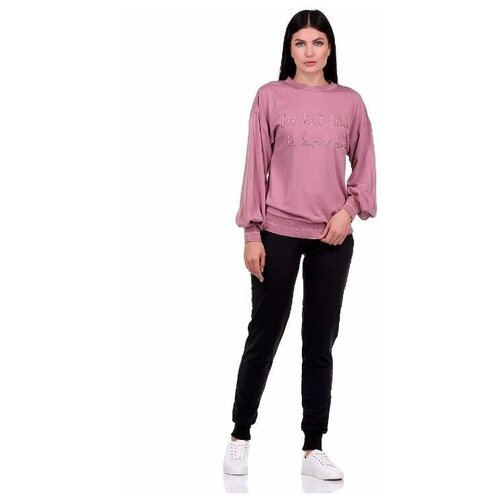 Брюки джоггеры  Lentana Line, размер 52, черный