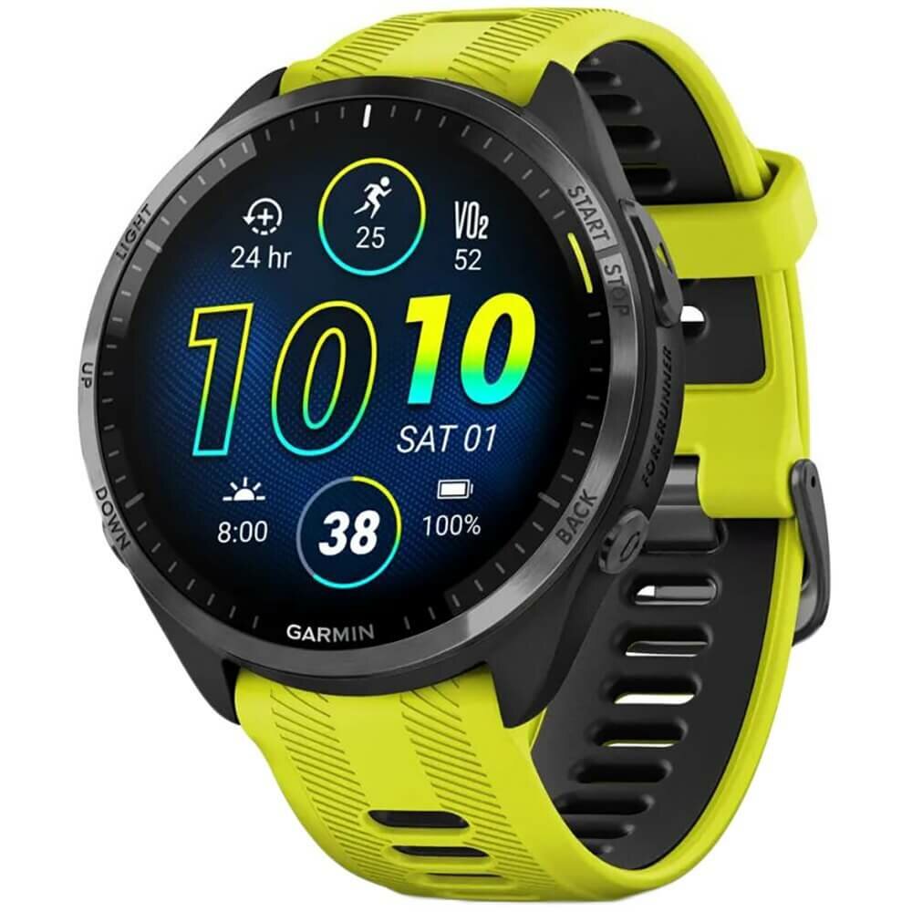 фото Смарт-часы Garmin Forerunner 965 DLC Titanium Yellow/Black (010-02809-80)