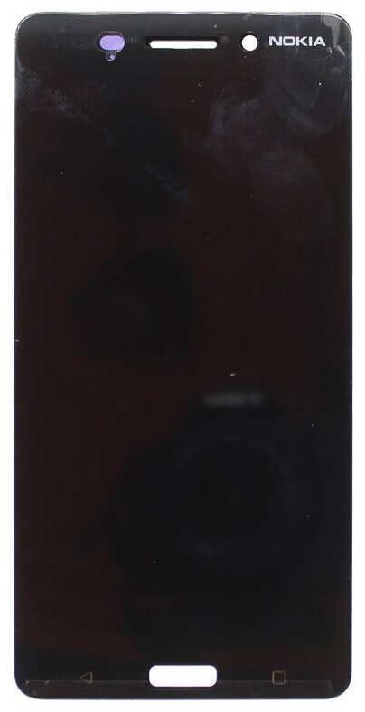 Дисплей для Nokia 6 (TA-1021) в сборе с тачскрином (черный)