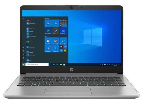 Ноутбук HP 245 G8 14 IPS AMD Ryzen 5 5500U 21ГГц 8ГБ 256ГБ SSD AMD Radeon Windows 10 Professional 43W69EA серебристый