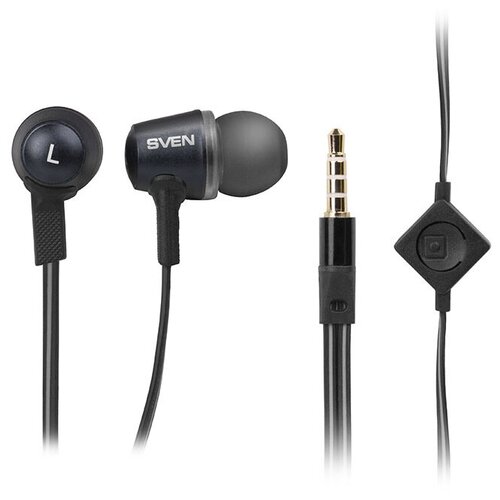 Наушники Sven E-290M вкладыши с микрофоном чёрный 99900₽