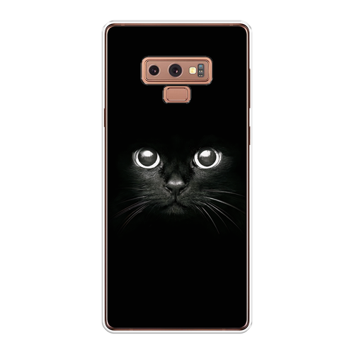 Силиконовый чехол на Samsung Galaxy Note 9 / Самсунг Галакси Нот 9 Взгляд черной кошки
