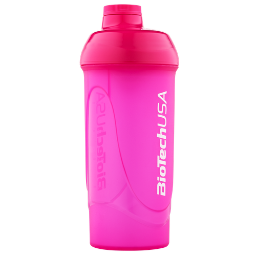 фото Шейкер biotechusa wave, 600 мл, розовый