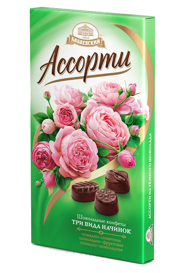 Конфеты Бабаевский Букеты шоколадное ассорти, 300 г - фото №2