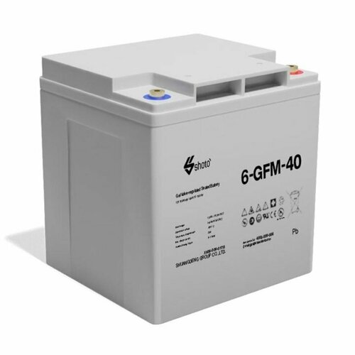 Аккумуляторная батарея Shoto 6-GFM-40 12V, 40Ah