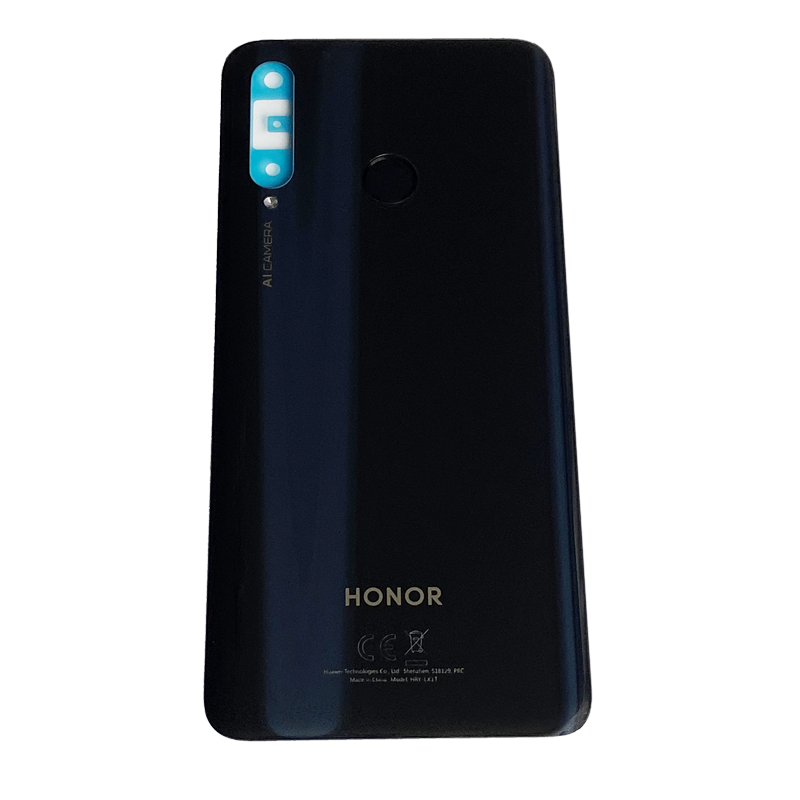 Задняя крышка для Huawei Honor 20e, Honor 10i (HRY-LX1T, Original) в сборе со сканером отпечатков Черный (Midnight Black)